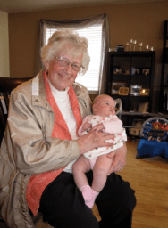 Grandma Lola with Baby Zoe